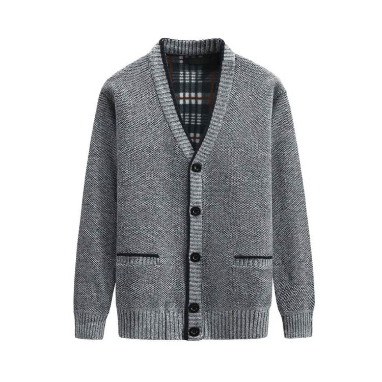 ニットセーター ニットカーディガン 前開き ニットジャケット ゆったり 厚手 ニットセーター カーディガン 裹起毛 メンズ ビジネス アウター 裏ボア 黒 防寒 vネック 防寒 裏起毛 あったか 40代 冬物 父の日 厚手