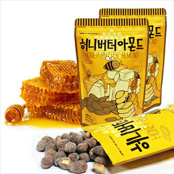 【送料無料】ハニバター アーモンド 35g 12袋 韓国大ヒット商品 お菓子 おつまみ 韓国お菓子 話題 大人気 カシューナッツ お花見 飲み会