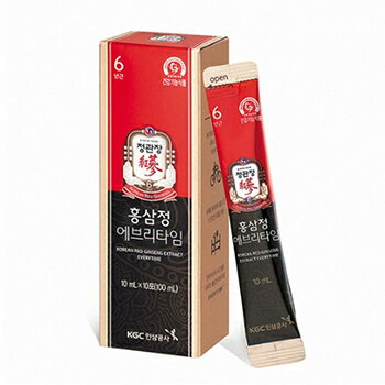 【送料無料】正官庄 紅参精 エブリタイム everytime 10ml 30包 韓国 紅参 6年根 高麗人参 朝鮮人参 紅蔘サプリ こうじん 六年根 健康 栄養 元気 コロナ ウイルス 対策 免疫 力アップ