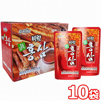 ビラク 紅参 エキス 140ml x 10袋 眞紅参 韓国 食品 食材 料理 健康茶 韓国お土産 伝統茶 お土産 お中元 コロナ ウイルス 対策 免疫 力アップ