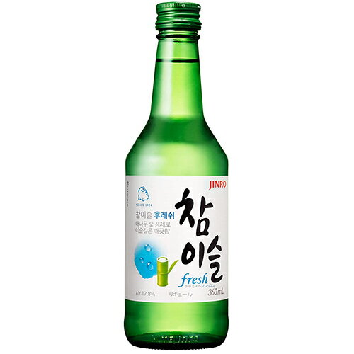 眞露 チャミスル 360ml 17.2％ 韓国 ド