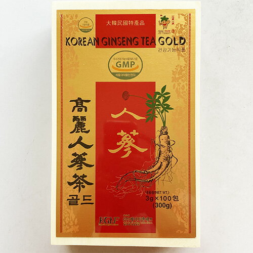 GIFT用 木箱 KGNF 高麗人参茶 100包 1箱 韓国特産品 食品 韓国茶 お中元 ギフト お祝い 伝統茶 茶
