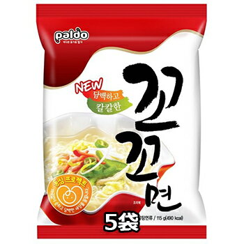 ココ麺 115g 5袋 パルト コッコ麺 コッコ ココ メン ここ こっこ めん 白いスープ 韓国 料理 食品 インスタント ラーメン らーめん 乾麺 1