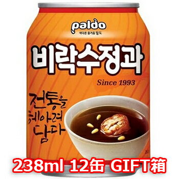 Paldo ビラク スジョンガ 水正果 236ml 缶 12本入 パルド 韓国 伝統茶 飲み物 お茶 食品