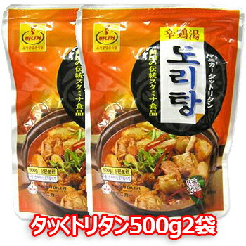 【送料無料】マニカー タットリタン 500g 2袋 4人前 韓国 食品 食材 料理 惣菜 薬膳 レトルト おつまみ 保存食 非常食 防災食