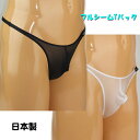 メンズ 2wayストレッチシースルーフルシームTバック 透け セクシーショーツ 男性用 TW703(4)