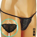 メンズ 総レースハーフバック 透けセクシーショーツ Mサイズ 男性用 TW284