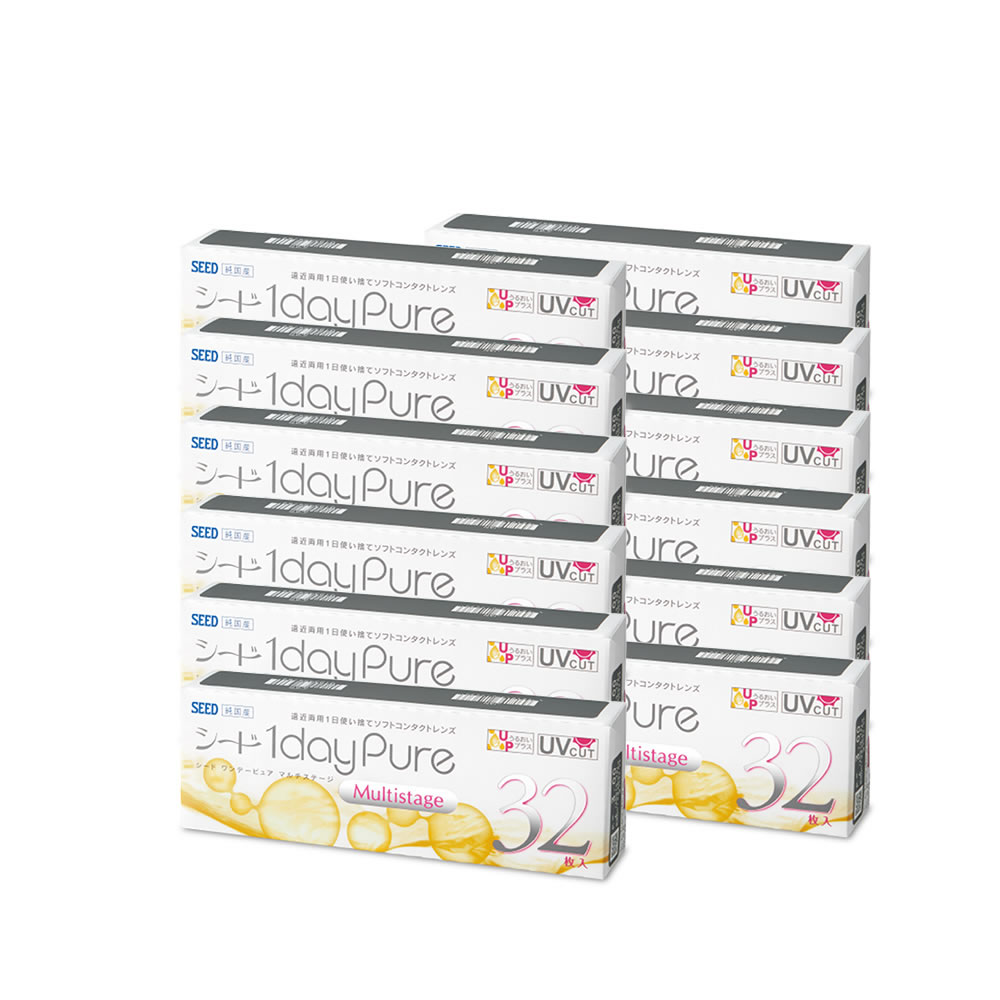[ 個数違い ]1箱2箱4箱6箱[ 商品詳細 ]商品名1dayPureマルチステージ 12箱装用期間1日使い捨て内容量1箱32枚入BC(ベースカーブ)8.80mmDIA(レンズ直径)14.2mm製造国日本医療機器承認番号22100BZX00759000代表カラー透明区分高度管理医療機器高度医療機器販売業許可番号印旛保　第0625号広告文責株式会社Grand prix〒289-1115千葉県八街市八街ほ1032番地26043-497-3389