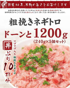 福袋 ネギトロ ツブツブ入り 粗挽き ネギトロ1.2kg 小分けパック 天然マグロ 福袋