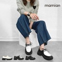 美脚シューズ 足が痛くない(なりにくい)厚底シューズ 4.5cm 日本製 黒 black レディース SMLLL ラウンドトゥトラックソールチロリアンシューズ(...