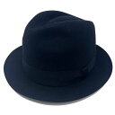 STETSON（ステットソン）FELT HAT（BLACK）中折れハット ラビット アメリカ フェルトハット