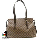 ルイヴィトン LOUIS VUITTON N51119 チェルシー トートバッグ 肩掛け ショルダーバッグ ダミエ ブラウン 鞄 かばん バッグ 大容量 ランクA バッグ 【中古】