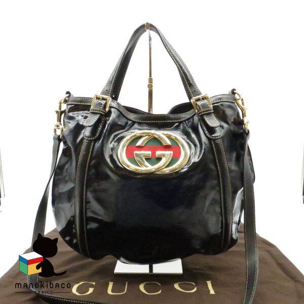 Ob` GUCCI ubN j[ubg _u G 2WAY VF[ g[gobO V_[obO 162094 ubN  }`J[ z NB pobO yÁz