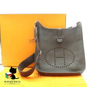 エルメス HERMES ダークブラウン エブリン 3 ショコラ □N刻印 ショルダーバッグ カバン 鞄 バッグ シルバー金具 茶 こげ茶 ブラウン 箱 布袋 ランクA バッグ 【中古】