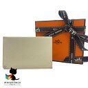エルメス HERMES ホワイト 美品 セリエ カードケース U刻印 白×ピンク ブランド 小物 プレゼント ギフト 箱 リボン ランクS 小物 【中古】