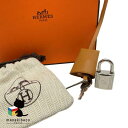 エルメス HERMES ライトブラウン カデナ キー 鍵 クロシェット シルバー ベージュ ヌメ革 布袋 箱 小物 ランクA 小物 【中古】