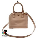 サルバトーレフェラガモ SALVATORE FERRAGAMO ピンク ガンチーニ 2way ハンドバッグ ピンク ゴールド金具 サフィアーノ レザー ブランド バッグ 上品 高級感 コンパクト プレゼント ギフト ショルダーストラップ ランクA 女性用バッグ 【中古】
