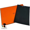 エルメス HERMES ブラック デニム トゴ レザーケース 黒 ブラック 物入れ 箱 ランクA 小物 【中古】
