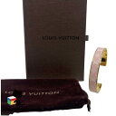 ルイ・ヴィトン LOUIS VUITTON ピンク M67790 ジョンク ワイルドLV バングル ピンク ゴールド ブランド ファッション小物 アクセサリー ...