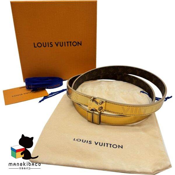 ルイヴィトン LOUIS VUITTON ゴールド 新品 未使用 M8892Z セリュール ベルト  ...