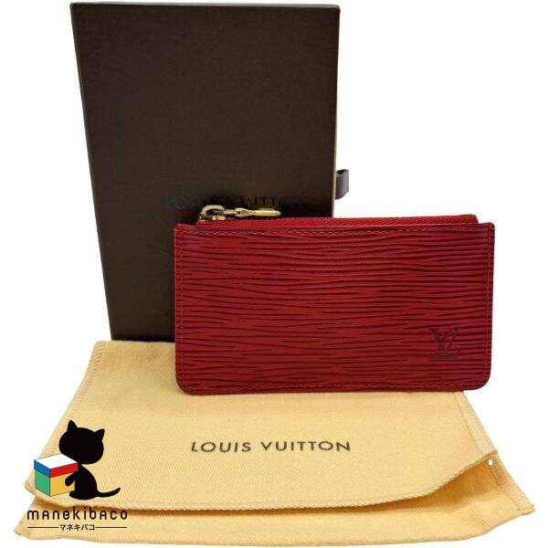 楽天市場】louis vuitton ポシェット クレ エピ コインケース 赤 楽天市場】louis vuitton ポシェット クレ エピ コインケース 赤
