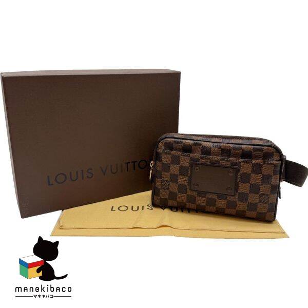 ルイ・ヴィトン LOUIS VUITTON N41101 バムバッグ ブルックリン ダミエ ブランド ボディバッグ ウエス..