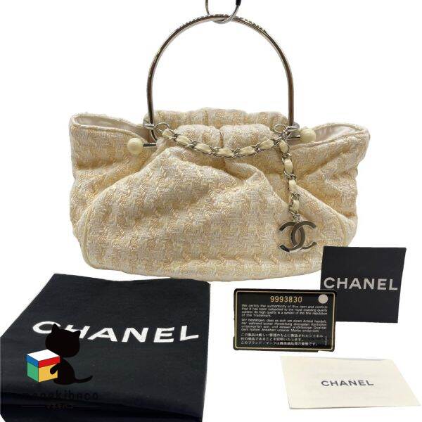 CHANEL シャネル ショルダーバッグ CCロゴ ノベルティバッグ パイル地 シャネル ココマーク パイル ショルダーバッグ ノベルティ