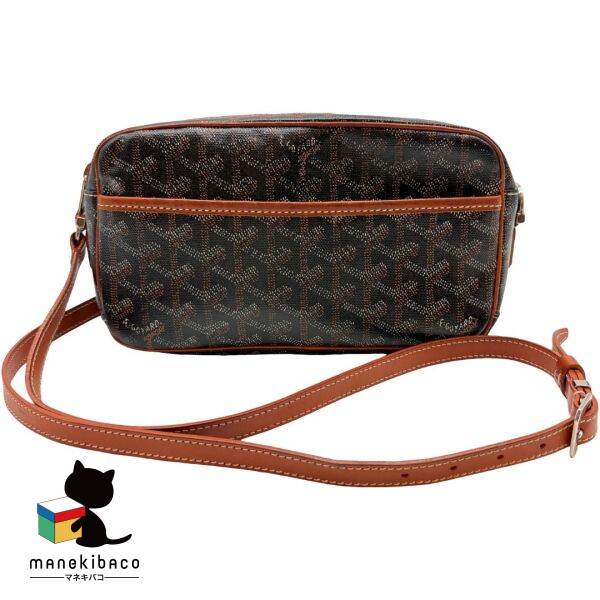 ゴヤール GOYARD ブラック カップヴェール 黒 ショルダーバッグ ポーチ 斜め掛け ブランド  ...