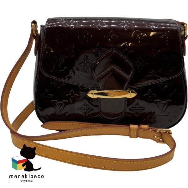 ルイ・ヴィトン LOUIS VUITTON モノグラム M91704 ヴェルフラワーPM アマラント ...