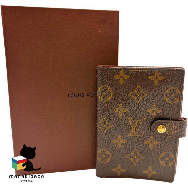ルイ・ヴィトン LOUIS VUITTON モノグラム R20005 アジェンダPM モノグラム 手帳カバー 箱 ランクA 小物 【中古】