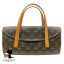 ルイヴィトン LOUIS VUITTON モノグラム M51902 ソナチネ モノグラム キャンバス ブラウン トートバッグ ハンドバッグ ハンドル公式修理済 ランクA バッグ 【中古】