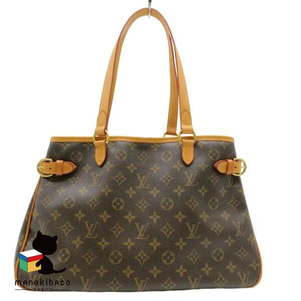 ルイヴィトン LOUIS VUITTON モノグラム M51154 ヴァティニョール ヴェルティカル オリゾンタル モノグラム キャンバス トート ショルダー バッグ 肩掛け A4 大容量 ランクA バッグ 【中古】