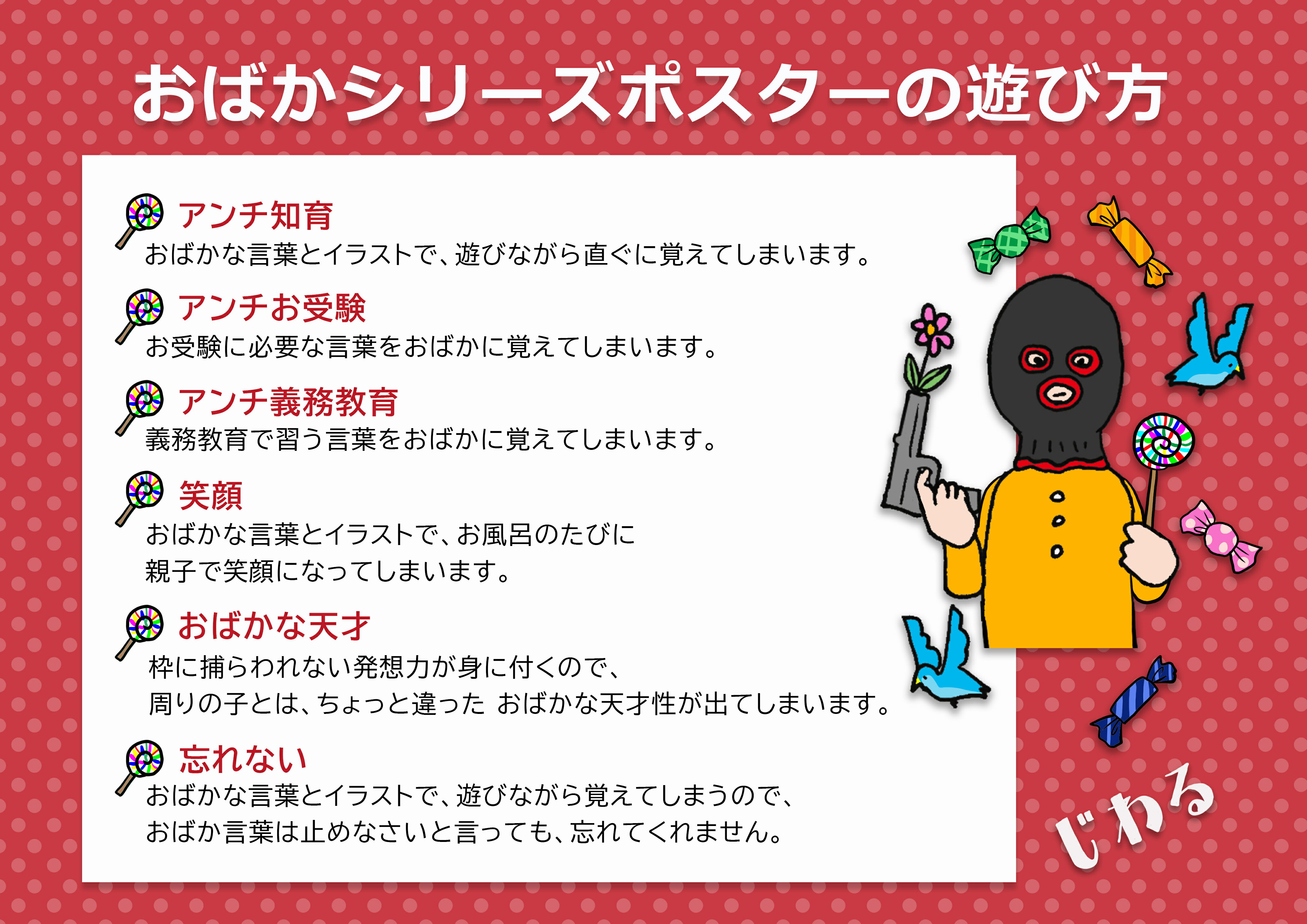 お風呂恐竜ポスター (Keeta 100体 ver.1)