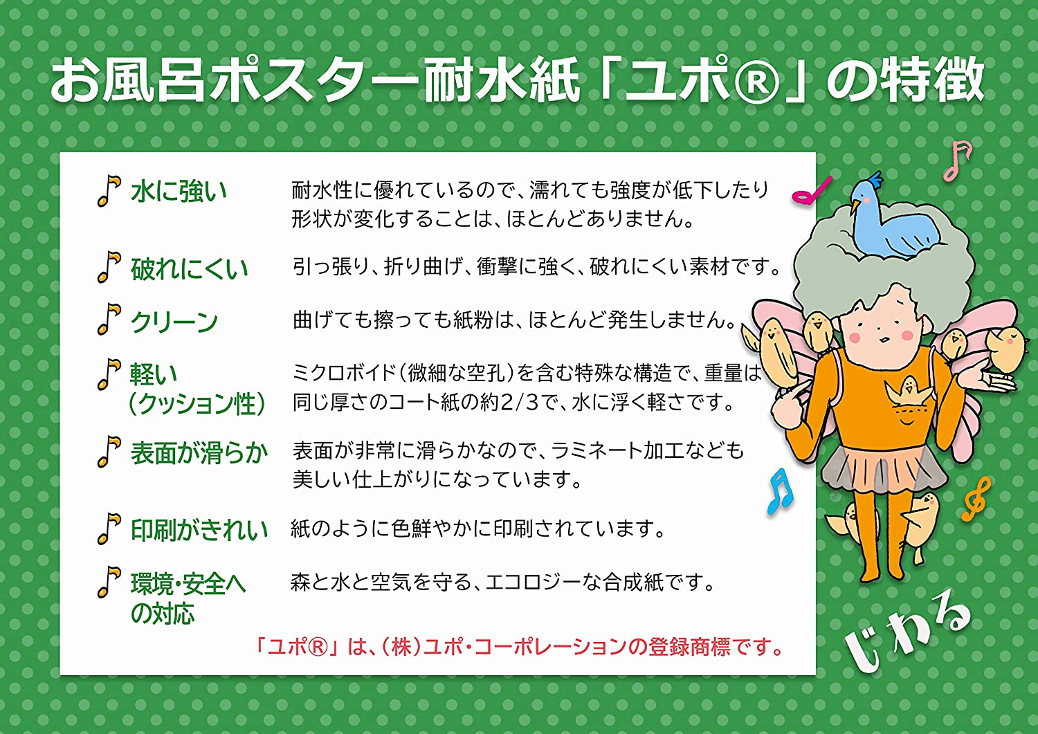 超熱 お風呂学習ポスター 日本地図 県と言えば 60 42cm 大