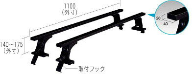 【ROCKY：SGR-12】ADバン・ADエキスパートウィングロード・ファミリアバン用スチール＋ペイント製Y12系..