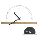 Shelf Style Wall Clock 壁掛け時計 おしゃれ 北欧 デザイナーズ 白 黒 ホワイト ブラック ナチュラル かわいい モノトーン 静音 音がしない 上質 大きい 掛時計 リビング 書斎 カフェ モダン シンプル ミニマル 落ち着いた雰囲気 インテリア 雑貨 新築祝い ギフト