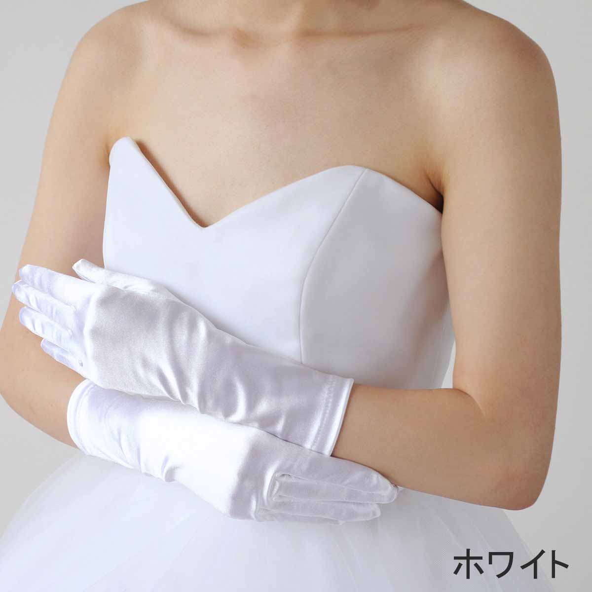 ウエディング グローブ ミドル サテン 30c...の紹介画像2