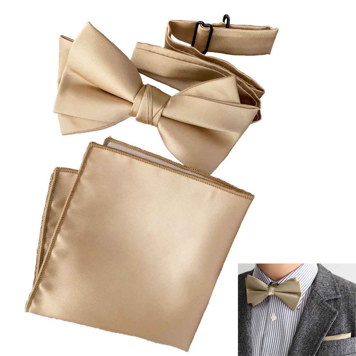 関連の商品⇒ ボウタイ（蝶タイ）＆チーフセット　グレー [M679]⇒ ボウタイ（蝶タイ）＆チーフセット　ダークグリーン [M676]⇒ ボウタイ（蝶タイ）＆チーフセット　黒 [M90]商品の説明ブライダル専門店がお届けする、蝶ネクタイとチ...