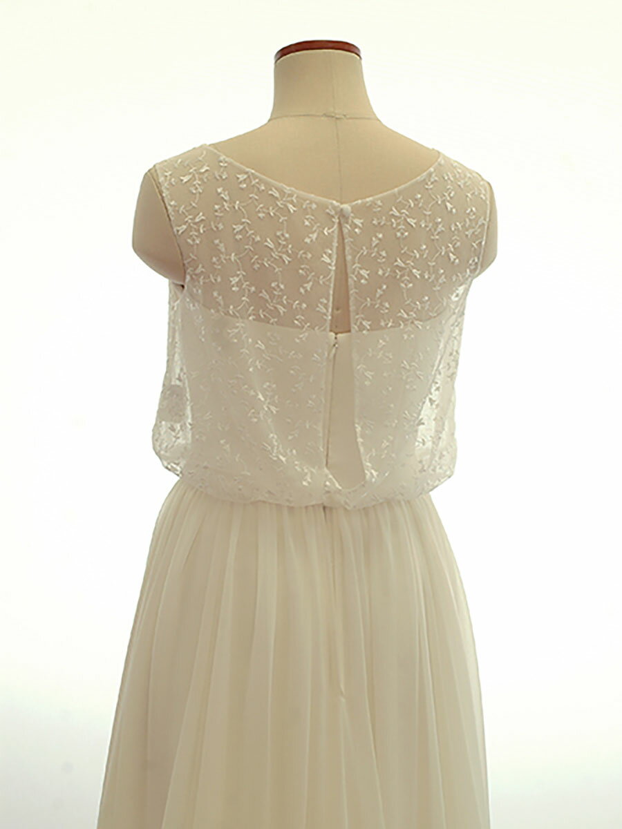 レースボレロ ボレロ レース ノースリーブ ウエディング ブライダル ウエディングドレス バルーン 花嫁 日本製 二次会 パーティー ナチュラル [J41]【送料無料】