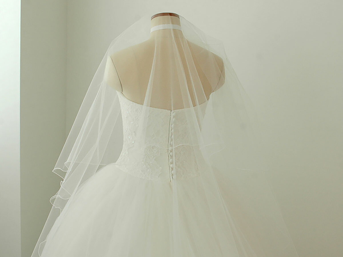 ウエディング ベール ロング ウエディングベー...の紹介画像2