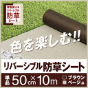 NEW!!【リバーシブル防草シート〈単品〉】 【幅(約)50...