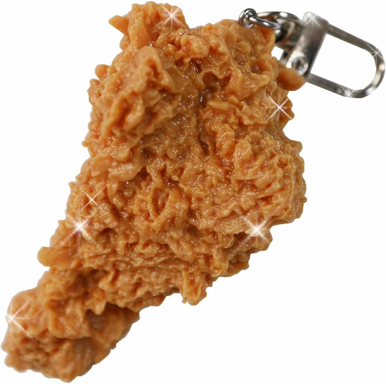 楽天マスク本舗食品サンプル キーホルダー 【手羽元から揚げ】チキン 鍵 カバン バッグ インテリア雑貨 フェイクフード きらきらぷんぷん丸 KR-020
