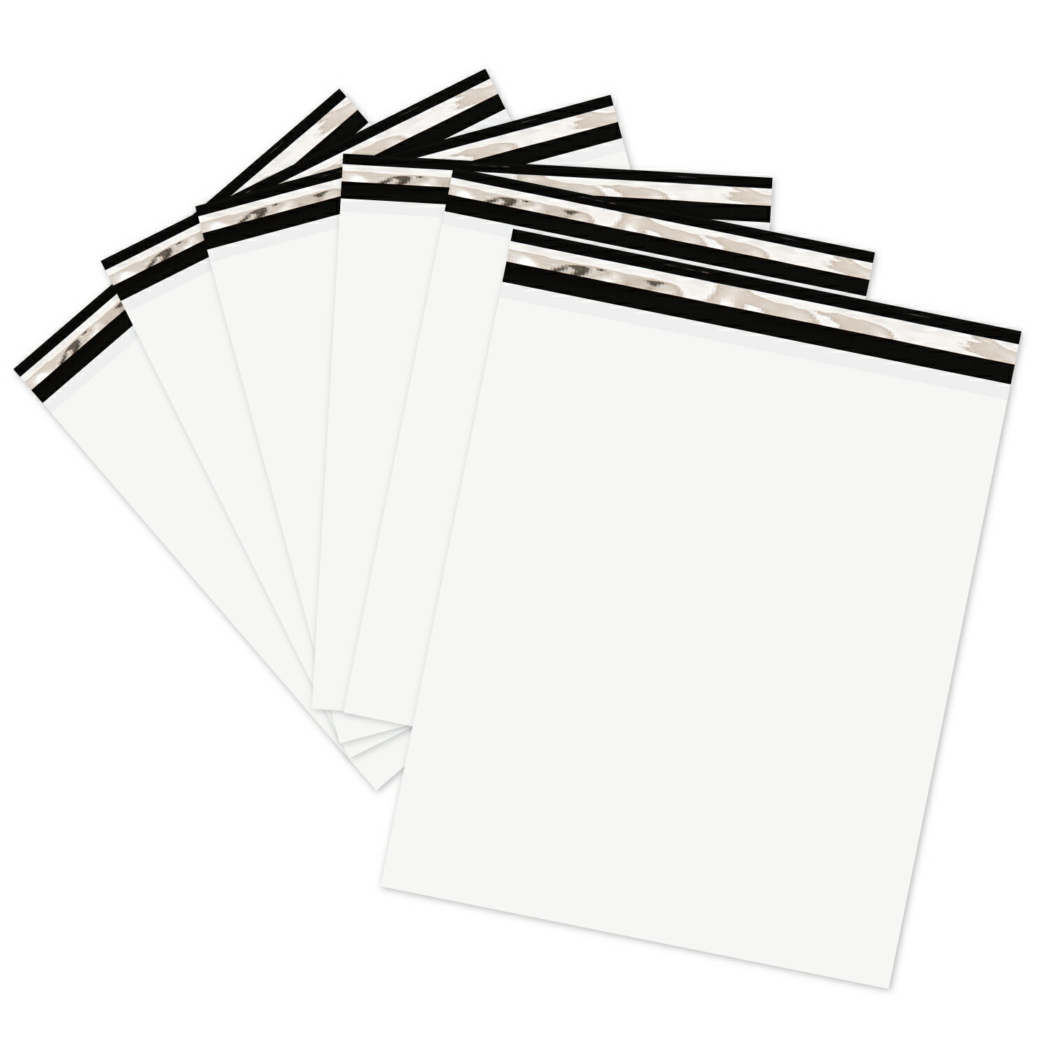 宅配ビニール袋 特大 50-60【50枚】500x600+40mm 60ミクロン 臭くない 宅配袋 白(ホワイト) 静電気防止テープ 梱包袋 発送用 ワークアッ...