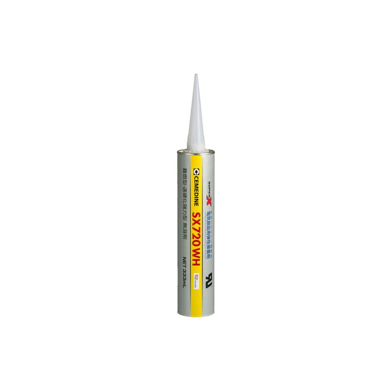 商品名セメダイン SX720WH 333ml (白色・高粘度) AX-214 1本 AX-214メーカー名セメダイン商品名称SX720WH 333ml (白色・高粘度) AX-214数量1本型番AX-214※ご注文前の確認事項・お支払い方法：クレジット決済、銀行振込（商品代引き不可） ・発送に関して：メーカー直送（運送業者の指定は出来ませんのでご了承下さい） ・在庫に関して：欠品の場合は都度ご連絡させて頂きます。 ・送料に関して：北海道、沖縄、離島等は別途となる場合があります。都度ご相談下さいませ。 ・その他：廃盤や価格変更、仕様変更、品番変更等が行われる場合があります。予めご了承ください。