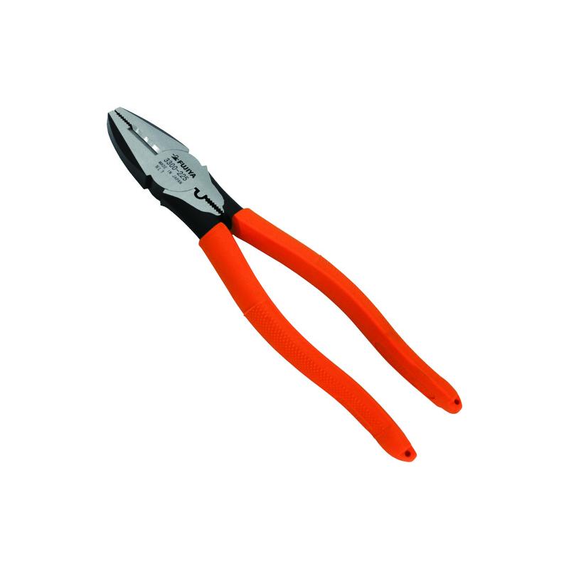 フジ矢 電工職人ペンチ圧着機能付 1丁 3300-225