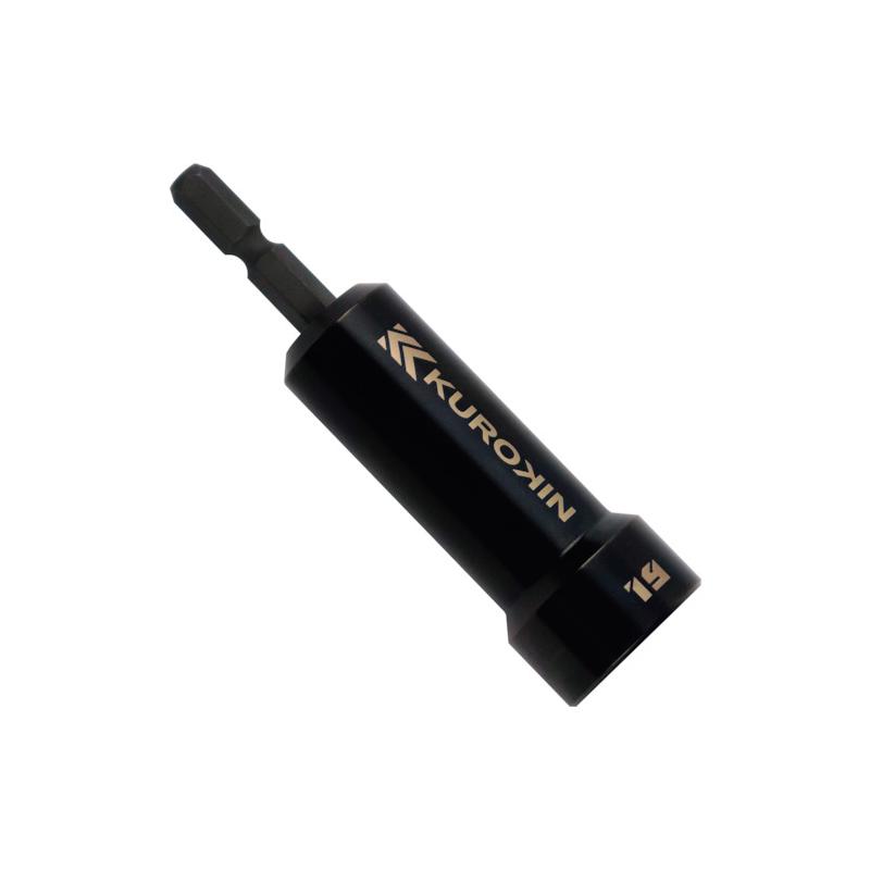 フジ矢 セミロングソケット(黒金) 1本 512-19-BG