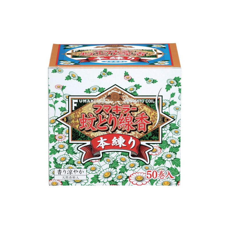 フマキラー 蚊とり線香本練り50巻函入 1箱 424447