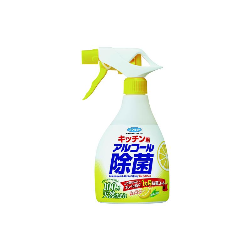 フマキラー キッチン用アルコール除菌スプレー400ml 1本 438512(3.0)