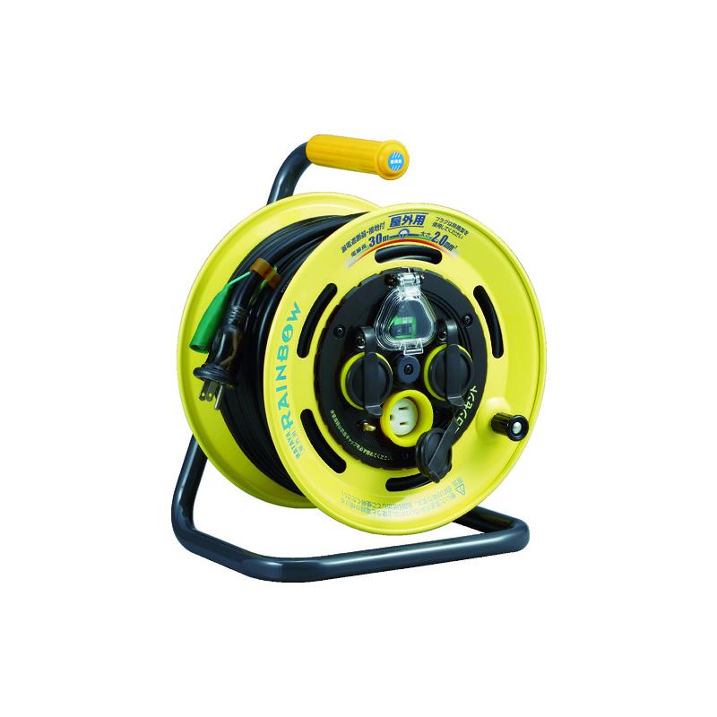 商品名ハタヤリミテッド レインボーリールブレーカー付 30m アース付 BE-30Kメーカー名ハタヤリミテッド商品名称レインボーリールブレーカー付 30m アース付型番BE-30K※ご注文前の確認事項・お支払い方法：クレジット決済、銀行振込（商品代引き不可） ・発送に関して：メーカー直送（運送業者の指定は出来ませんのでご了承下さい） ・在庫に関して：欠品の場合は都度ご連絡させて頂きます。 ・送料に関して：北海道、沖縄、離島等は別途となる場合があります。都度ご相談下さいませ。 ・その他：廃盤や価格変更、仕様変更、品番変更等が行われる場合があります。予めご了承ください。