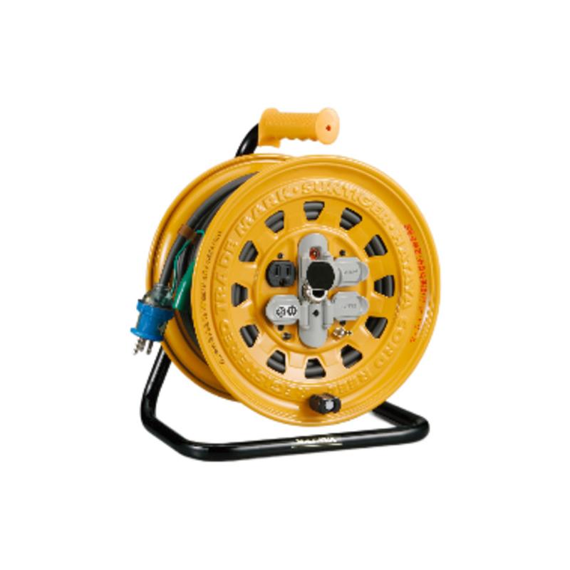 ハタヤリミテッド サンタイガーリール 単相100V 20m アース・ブレーカー付 BG-201KX